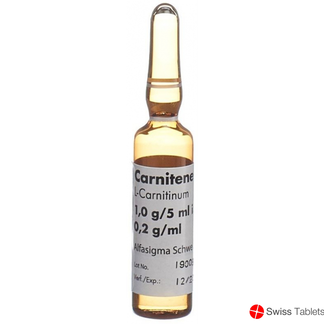 Carnitene Injektionslösung 1g/5ml i.v. 5 Ampullen 5ml buy online