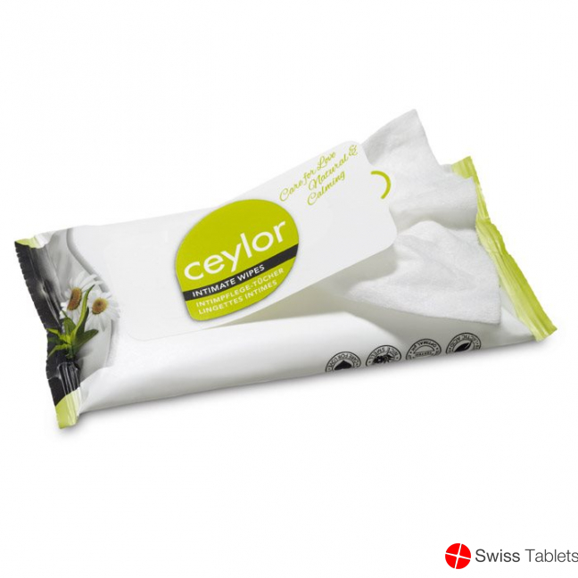 Ceylor Intimate care wipes Natural & Calming 12 pieces buy online