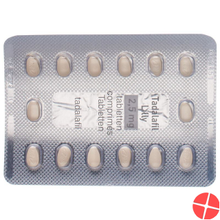 Tadalafil Lilly Filmtabletten 2.5mg 28 Stück Tadalafil Lilly Filmtabletten 2.5mg 28 Stück