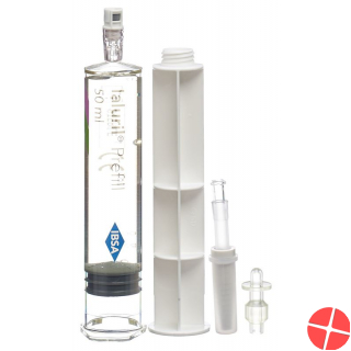 Ialuril prefill with luer lock adapter and Ialuadapter Fertspr 50 ml
