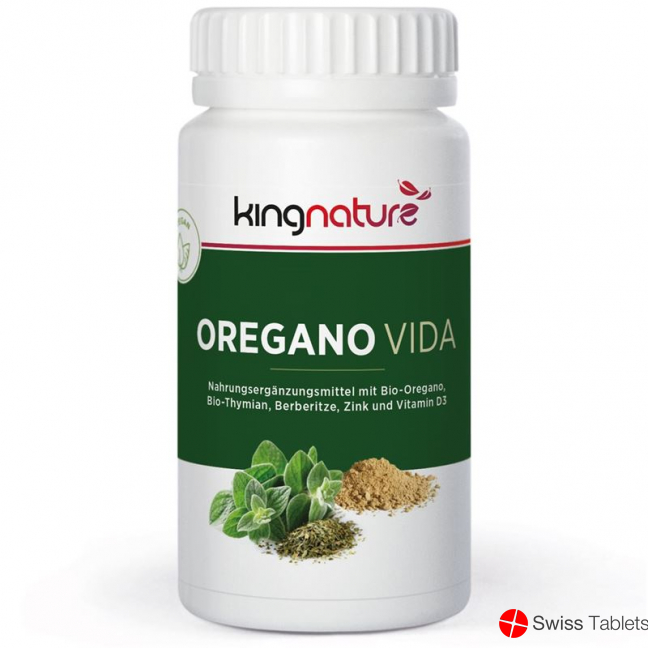 Kingnature Oregano Vida Kapseln 614mg Dose 60 Stück buy online