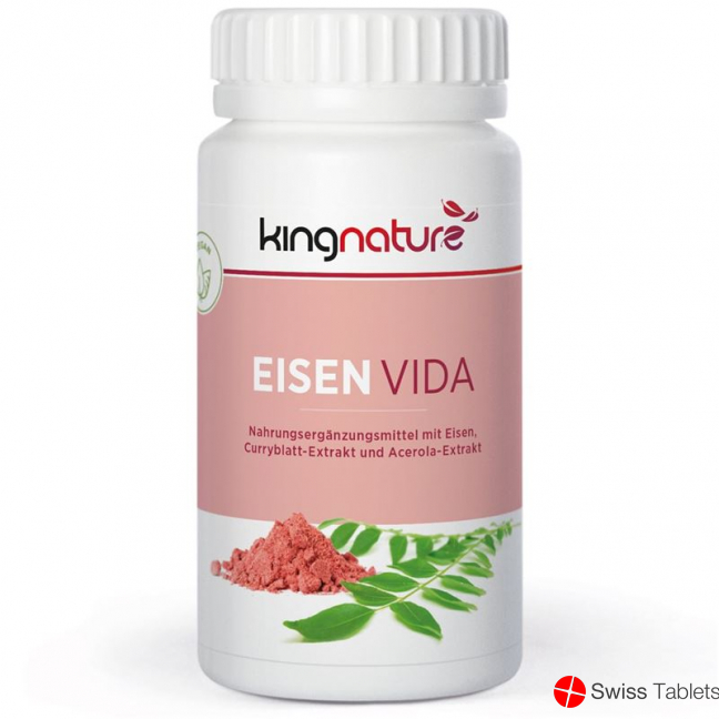 Kingnature Eisen Vida Kapseln 14mg Dose 100 Stück buy online