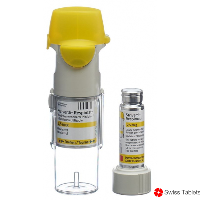 Striverdi Respimat Inhal Lös 2.5 mcg / stroke reusable 60 Dos
