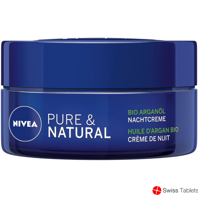 Nivea Pure & Natural Nachtcreme Arganöl Bio 50 M buy online