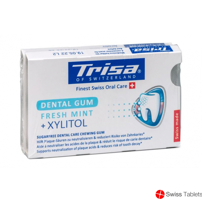 Trisa Dentalkaugummi Steller Fresh Mint Duo 6 Stück buy online
