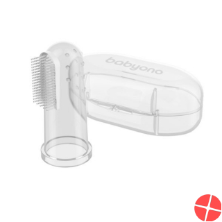Babyono silicone finger toothbrush with box Babyono silicone finger toothbrush with box