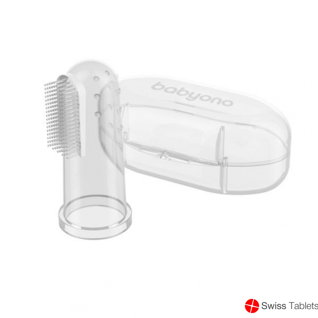 Babyono silicone finger toothbrush with box buy online