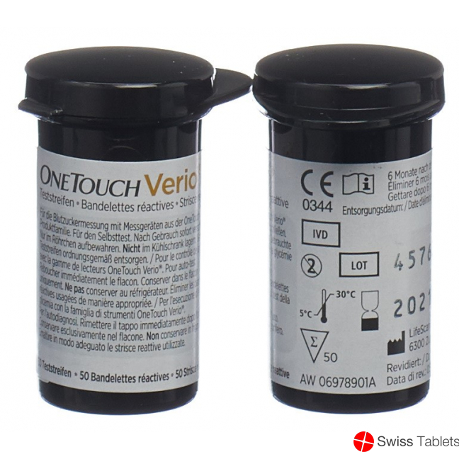 One Touch Verio test strips 2 x 50 pcs