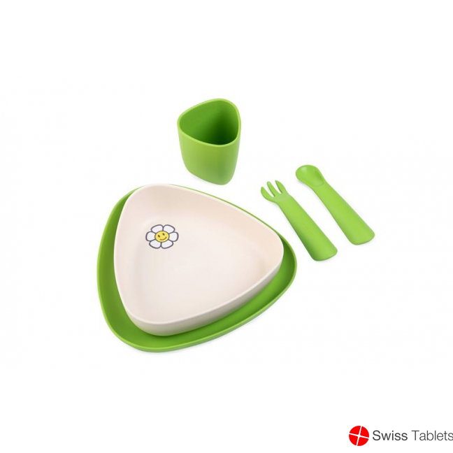 Ekoala Dining Set 5-teilig Bio Plastik Kol Ass 6m+ buy online