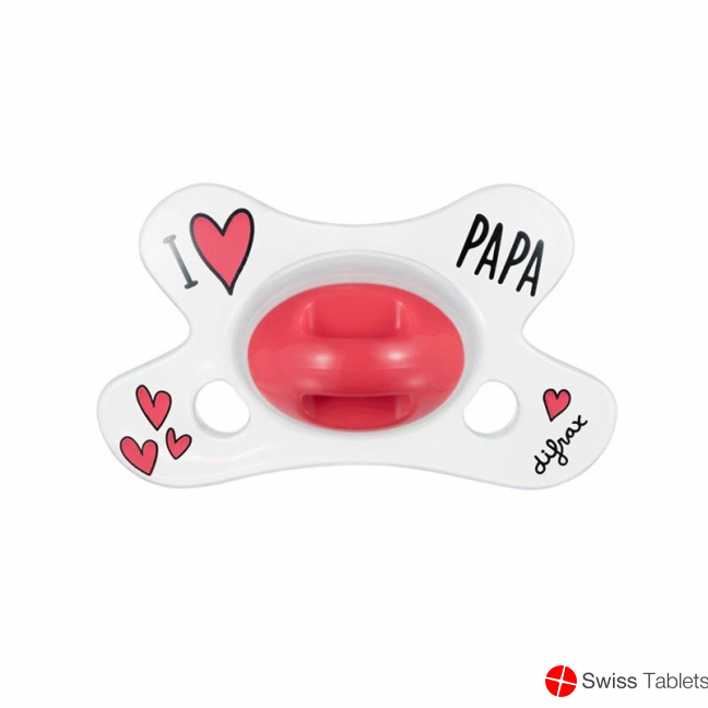 Difrax Nuggi Natural 0-6m I Love Silicone buy online