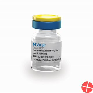 Mvasi Infusionskonzentrat 100mg/4ml Durchstechflasche 4ml