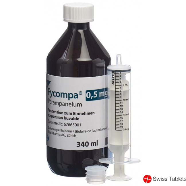 Fycompa Suspension 0.5mg/ml Zum Einnehmen Flasche 340ml buy online