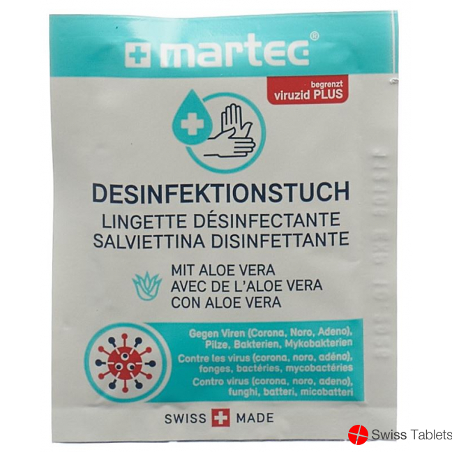 Martec Desinfektionstücher mit Aloe Vera 10 Stück buy online