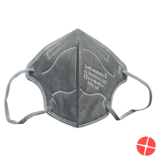 Vasano Maske Ffp2 Kind 4-12 J Grau D/i/f 2 Stück