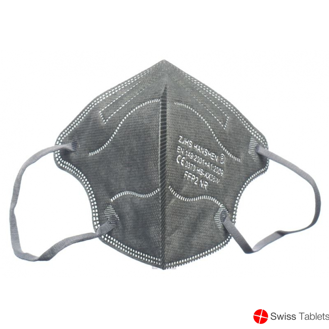 Vasano Maske Ffp2 Kind 4-12 J Grau D/i/f 2 Stück buy online