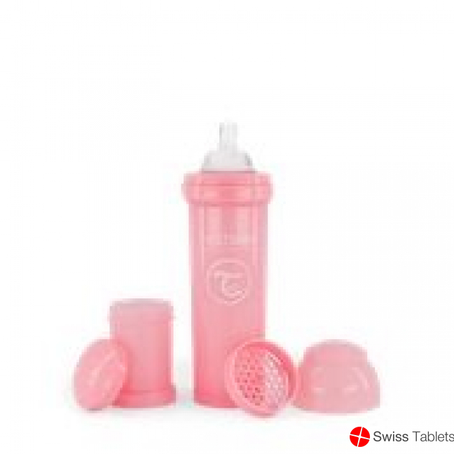 Twistshake Anti-Colic Bottle 330ml Pastel Pink buy online
