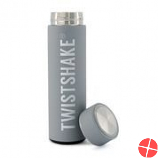 Twistshake Thermos Bottle Hot Cold 420ml Past Grey
