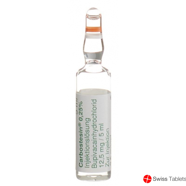 Carbostesin Injektionslösung 0.25% 5 Ampullen 5ml buy online