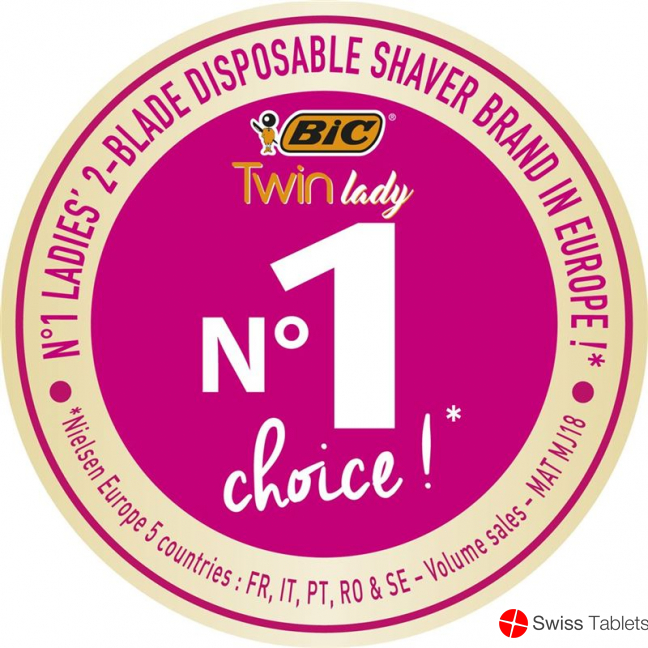 Bic Twin Lady Doppelklinge Rasierer Pastel 10 Stück buy online