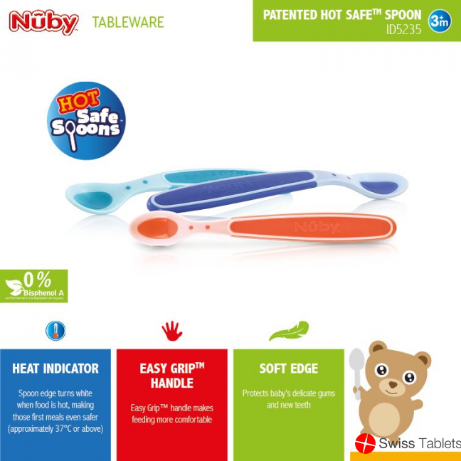 Nûby Sensorlöffel Soft 3 Stück buy online
