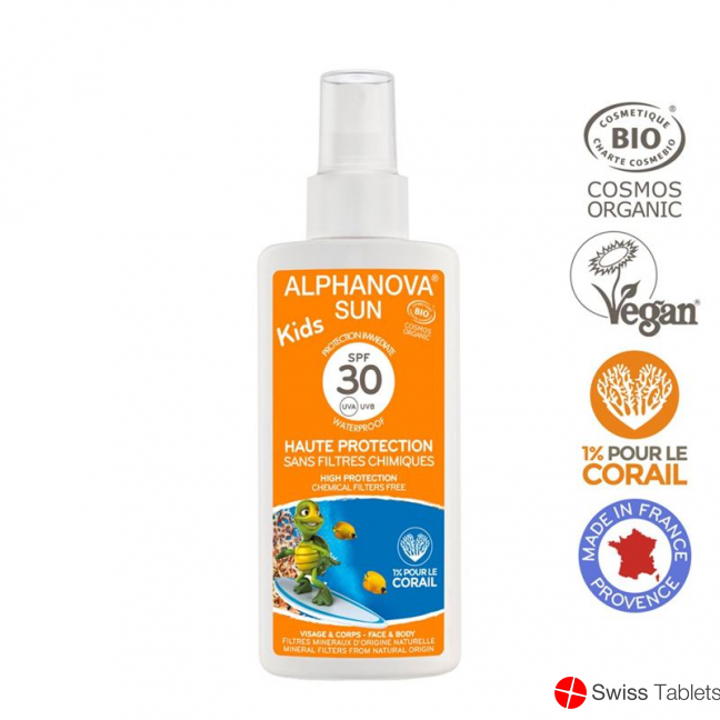 Alphanova Sun Spray Kid Bio Sf30 O Nanopartik 125ml buy online