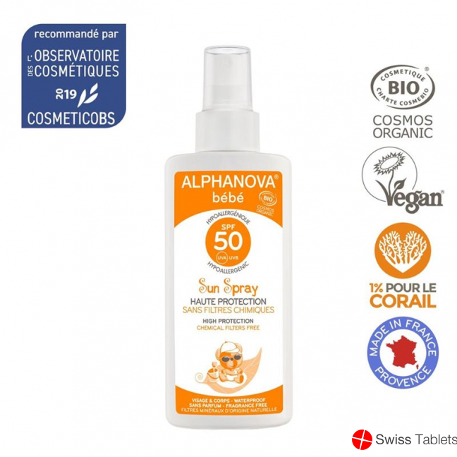 Alpha Nova BB sunscreen spray Bio SPF50 + 125 ml