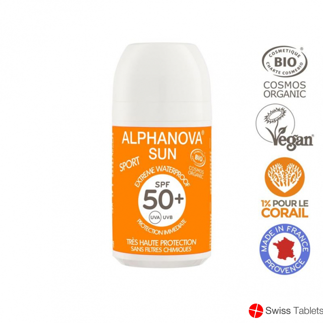 Alpha Nova SUN roll-on extreme sports Bio SPF50 + 50g