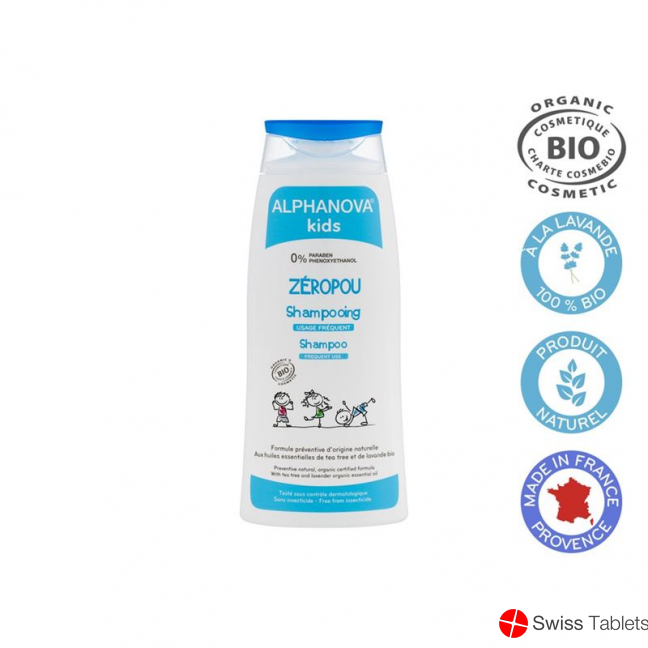 Alpha Nova kids ZEROPOU shampooing préventif 200 ml
