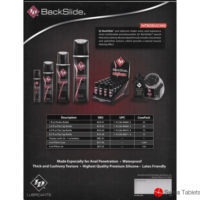 Id Backslide Gleitmittel Flasche 130ml buy online