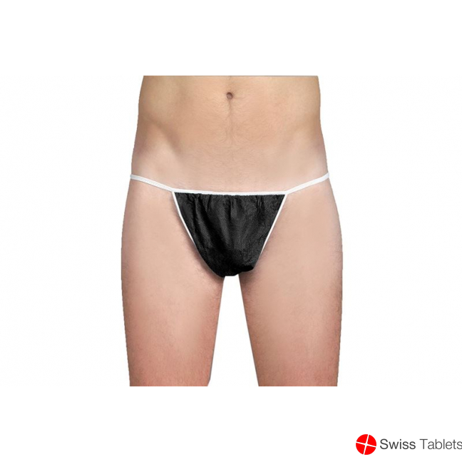 Kellness Einweg-Tanga Männer Schwarz 100 Stück buy online