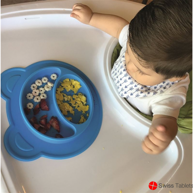 Nuby Rutschfester Sil-Esslerntel Bär 9mt+ buy online