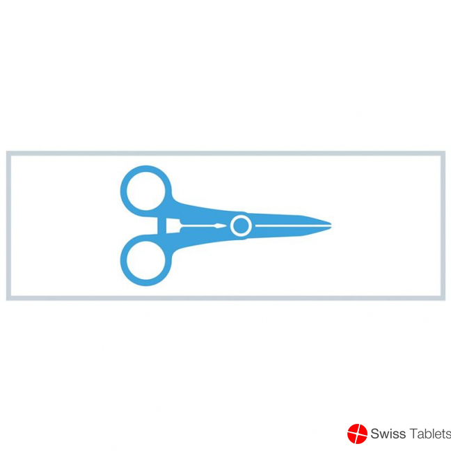 Mediset Kocherklemme 14cm Blau 478163 15 Stück buy online