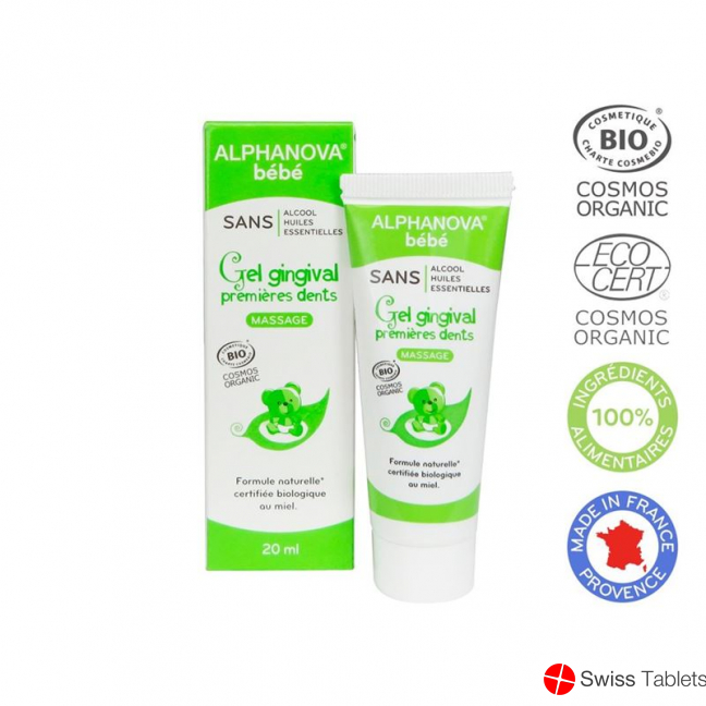 Alphanova BB Zahngel Erste Zaehne Bio 20ml buy online