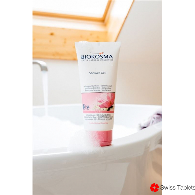Biokosma Shower Gel Bio-Wildrose Holunderbl 200ml buy online