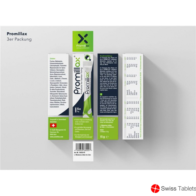 Promillax Pulver 5 Beutel 5g buy online