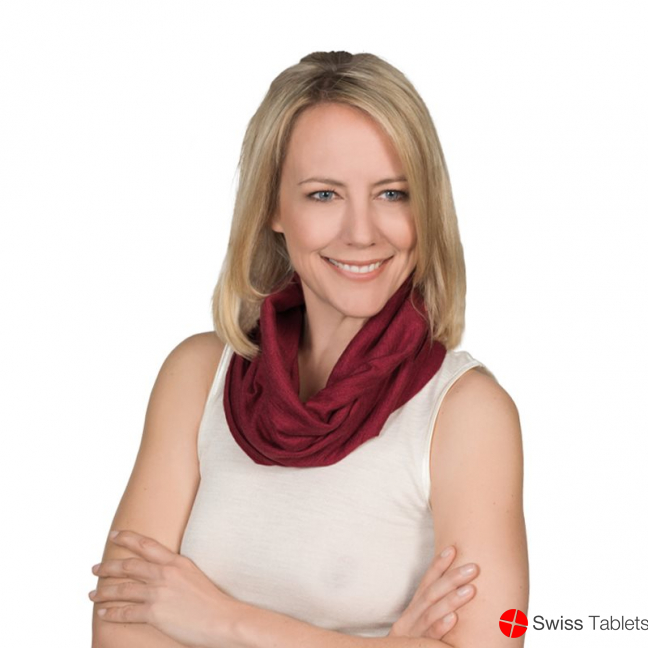 Eusana snood Bordeaux buy online