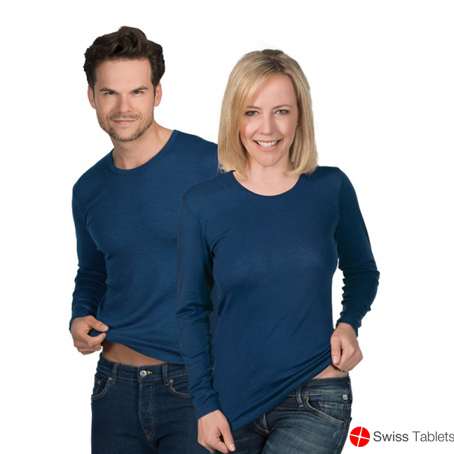 Eusana Sport Langarm Leibchen M Marine Unisex buy online