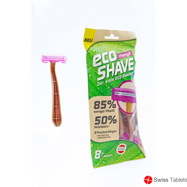 Ecoshave Cherry 2 Einmalrasierer Beutel 8 Stück buy online