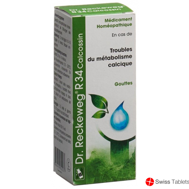Reckeweg R34 Calcossin Tropfen Flasche 50ml buy online