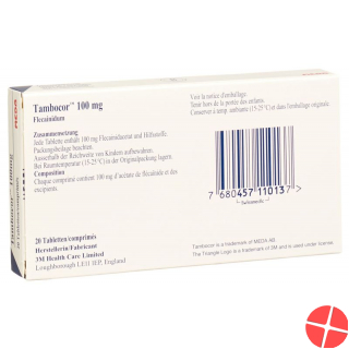 Tambocor Tabletten 100mg 20 Stück