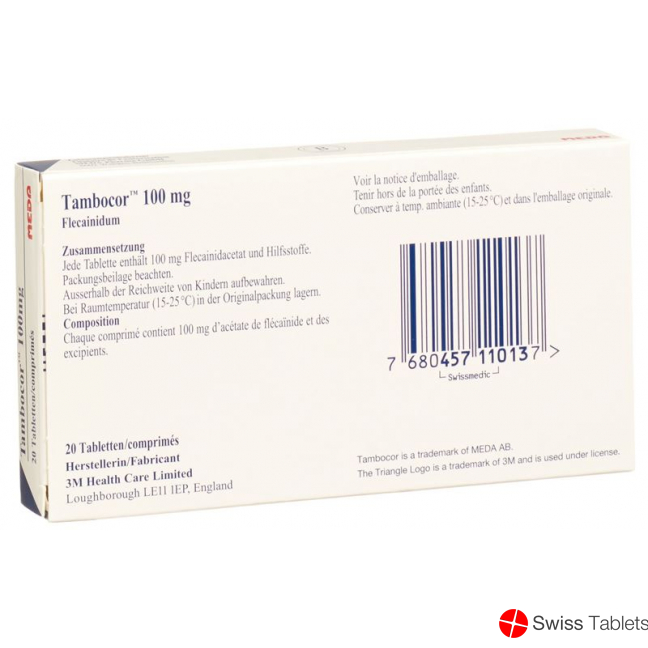 Tambocor Tabletten 100mg 20 Stück buy online Tambocor Tabletten 100mg 20 Stück buy online