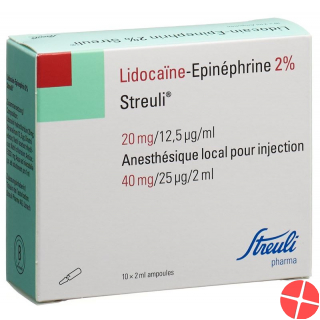 Lidocain Epin Streuli 2% O Kons 10 Ampullen 2ml