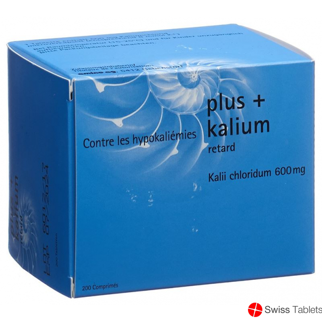 Plus Kalium Retard Tabletten 600mg 200 Stück buy online