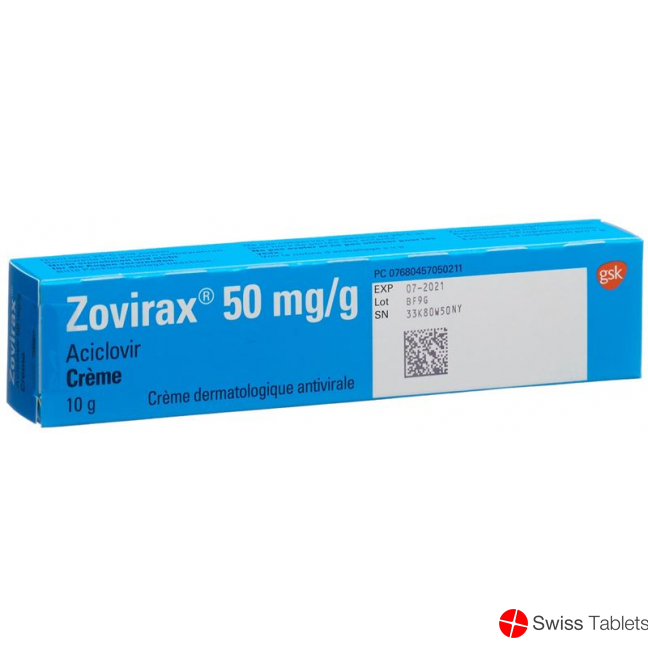 Zovirax Creme 10g buy online