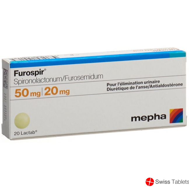 Furospir Lactabs 50mg/20mg 20 Stück buy online
