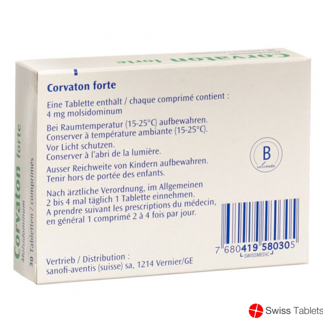 Corvaton Forte Tabletten 4mg 30 Stück buy online