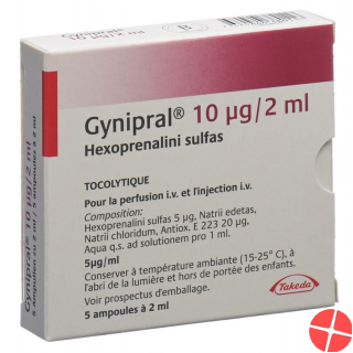 Gynipral Injektionslösung 10mcg/2ml 5 Ampullen 2ml