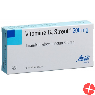 Vitamin B1 Streuli Tabletten 300mg 20 Stück