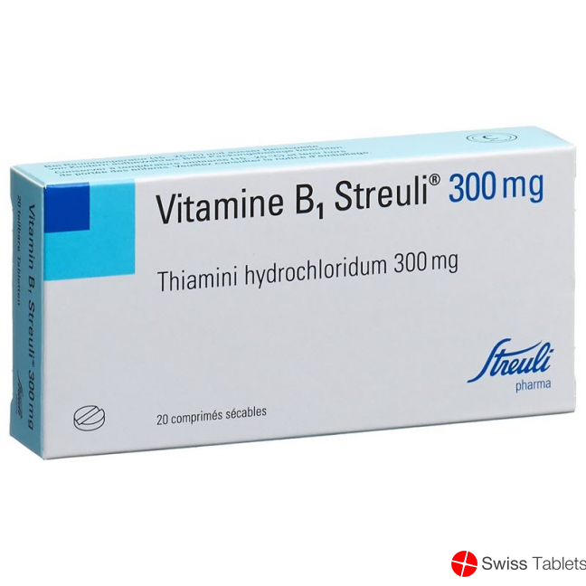 Vitamin B1 Streuli Tabletten 300mg 20 Stück buy online