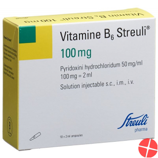 Vitamin B6 Streuli Lösung 100mg 10 Ampullen 2ml